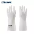 Lanlang s990 phòng thí nghiệm silicone găng tay chống hóa chất chịu được dung môi DMF Tianna nước axeton chất pha loãng NMP cấp thực phẩm găng tay cao su đông cầu vồng 