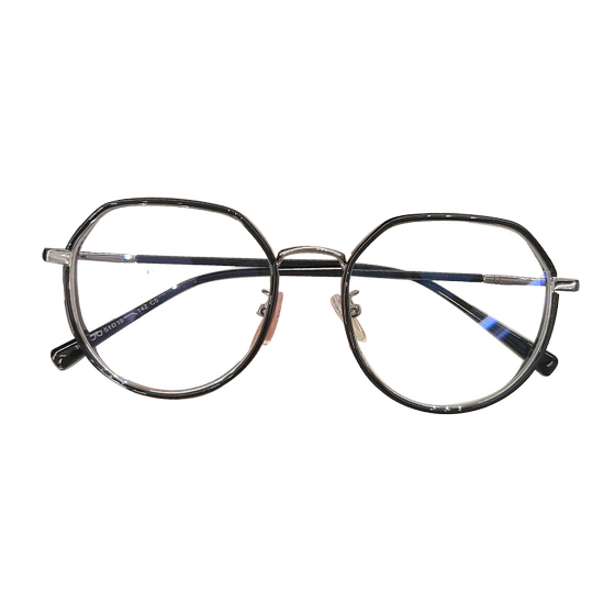 Korean edition tide glasses box circular myopia female anti -blue light anti -radiation facial face face face small ins mirror frame male