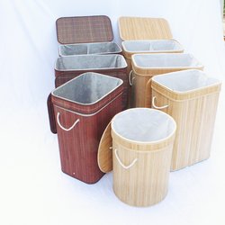 Dirty Clothes Basket, Bamboo Foldable Velvet Cotton Linen Bag, Quilt Basket, Clothes Basket, Underwear Basket, Outerwear Basket