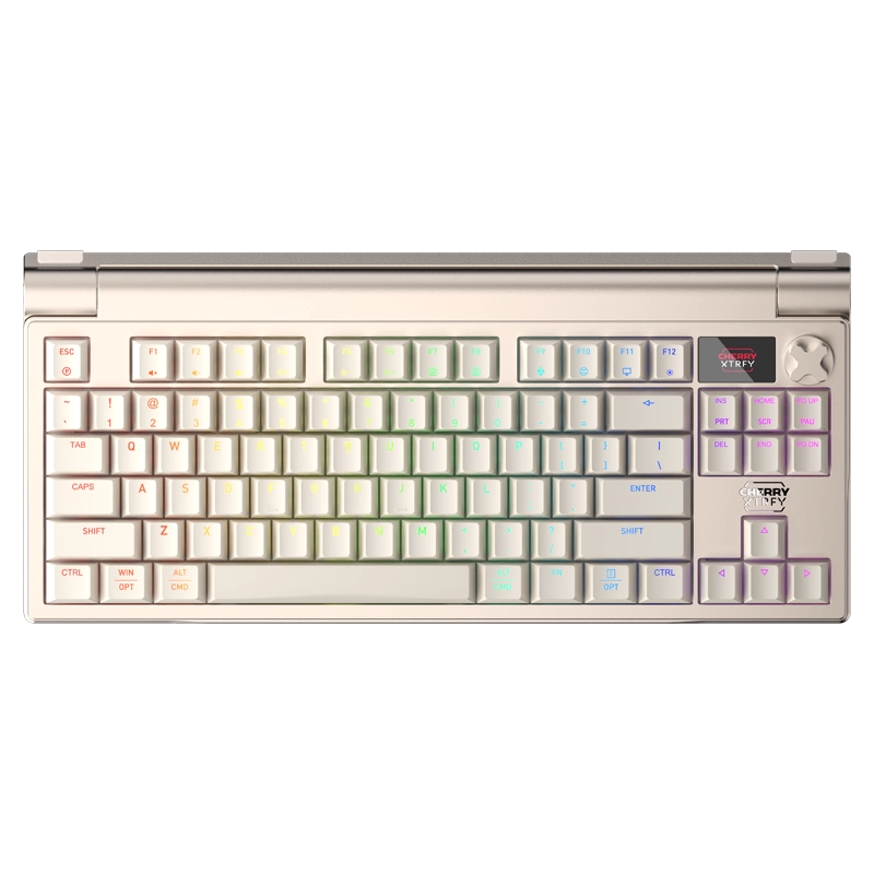 CHERRY MX8.2三模無線機械鍵盤寶可夢耿鬼聯名RGB彩光XAGA曜石版