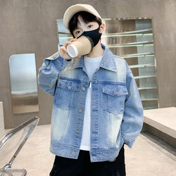 Children's Clothing Boys' Spring Denim Jacket 2026 New Spring and Autumn Style Cool and Stylish Spring Clothes for Boys
