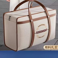 Moving Packing Bags for Clothes, Quilts, Graduation Storage, Canvas Snakeskin Luggage Bags, Large-Capacity Burlap Woven Bags