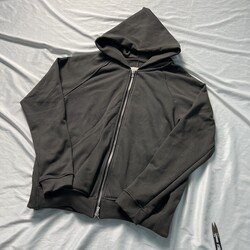 [in Stock] Dachui Independent 4Th Season Solid Color Zipper Sweatshirt Jacket Pure Cotton High Street Split Jacket