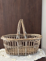 Grocery Garden Wicker Wire Hollow Basket