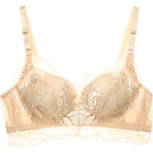 [Rose Cup] Lace sexy lingerie for women in summer thin girl gathered side bra women gathered bra