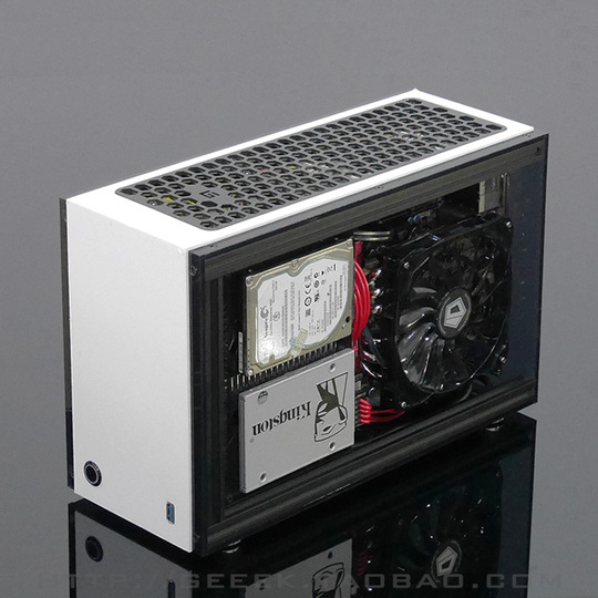 Geeek A50 Mini ITX HTPC Case - Acrylic Transparent RGB