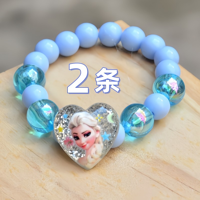 Collana Frozen II + Bracciale E Accessori Capelli Anna Elsa Disney CONF - 8