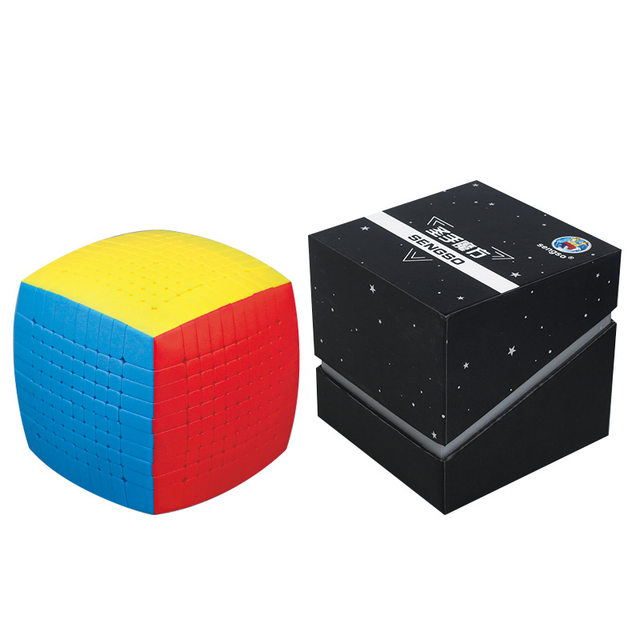 Shengshou 10X Magic Cube Colorful Solid Color Stickerless High-Level ...