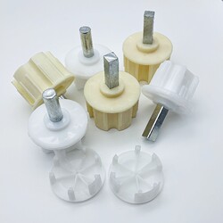 Outdoor Retractable and Durable Automatic Awning Fixed Square and Round Head Plastic Accessories Balcony Door Head Tent Car Canopy