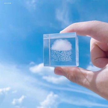 
Creative transparent crystal decorative atmosphere desktop ornament base bedroom couple gift gifts