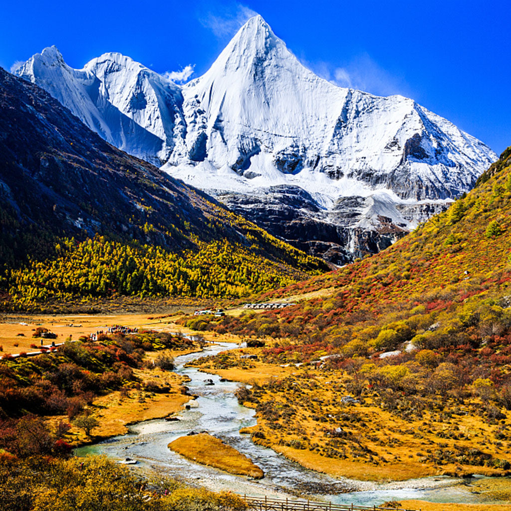 稻城亚丁4日游2-8人团川西旅游跟团鱼子西贡嘎雪山新都桥纯玩小团