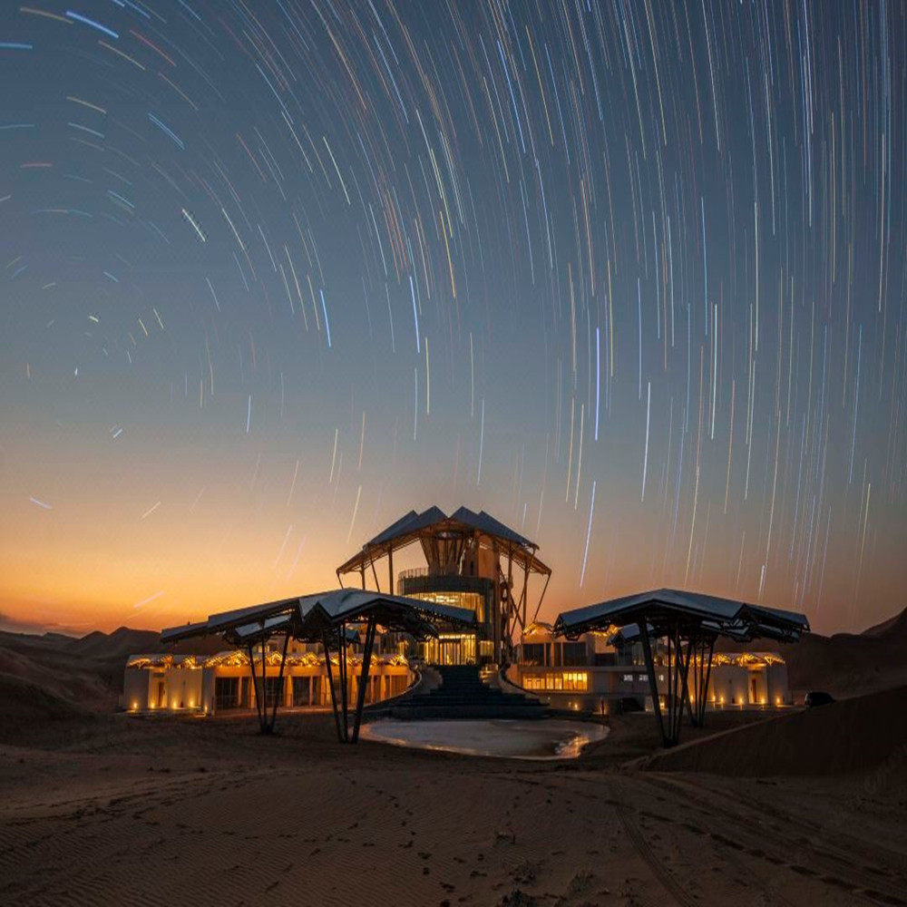 【元旦可定】2大1小中卫沙漠星星酒店+银川希尔顿4天3晚私家团