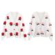 
WMXZ Autumn 2025 New Sweet V Neck Handmade Flower Decoration Casual Knit Cardigan Jacket Women