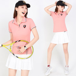 Tennis Skirt Sports Skirt Women's Spring and Summer 2025 New Fashion Casual Badminton Suit Set for Men and Women Team Sports