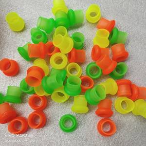 
Fishing rod sealing rod stopping silicone fishing rod plug head anti-slip ring stop ring universal rod stop sleeve back block fishing supplies