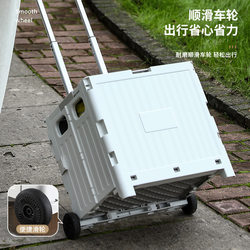 Portable Folding Cart for Supermarket Use, Mini Camping Cart, Small Camping Cart for Grocery Shopping