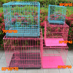 Cage Dog Bed Small Teddy Pet Rabbit Foldable Dog and Cat Cage Dog Cage Medium-Sized Chicken Cage Pigeon Cage Bear