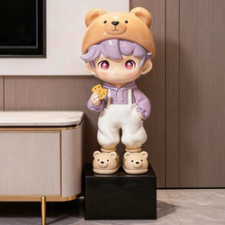 Large Floor-Standing Trendy Ornament Piggy Bank, Light Luxury High-End Home Decoration Next to the Living Room Tv Cabinet, Housewarming Gift