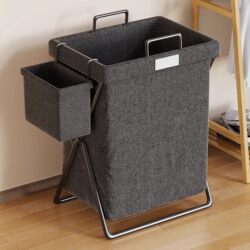 Dirty Laundry Basket with Compartments, Foldable Laundry Hamper for Home Use, Laundry Basket for Underwear Storage, Clothing Storage Basket for Bedroom