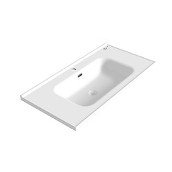 Punail Integrated Ceramic Basin Washbasin Bathroom Sink Single Basin Bathroom Washbasin Countertop Basin Face Basin