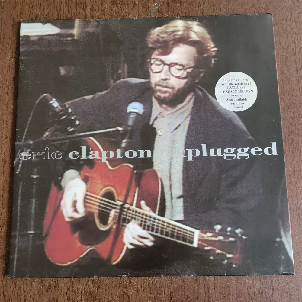 名盘克莱普顿不插电Eric Clapton Unplugged 1992德版LP黑胶-Taobao