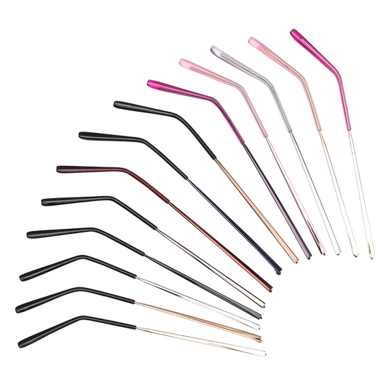 Followed metal glasses Legs width 4 Deep 5mm Sun sunglasses Frame frame accessories myopia glasses feet legs and legs anti -allergic
