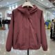 Middle-aged mother's fashion hooded short coat women's autumn hooded jacket top middle-aged and elderly casual jacket jacket