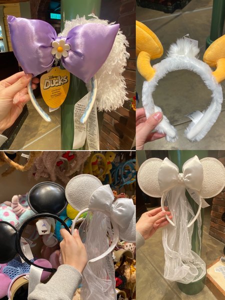 香港迪士尼2023米奇米妮西装头箍 | Disney 头箍 | 发箍
