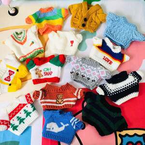 20cm baby doll clothes 20cm cotton doll sweater knitted sweater replacement