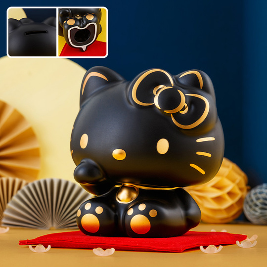 Hello Kitty Ceramic Lucky Cat Piggy Bank - K0021-b004