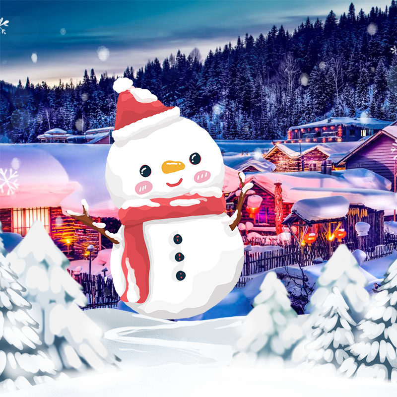 哈尔滨雪乡旅游 东北延吉长白山冰雪大世界7天6晚跟团游滑雪温泉