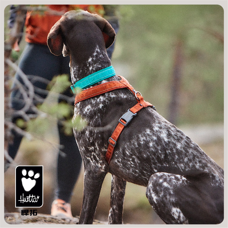 Hurtta Dog Chest Back Harness Y-Shape, Eco Design, Medium/Large - Main Image