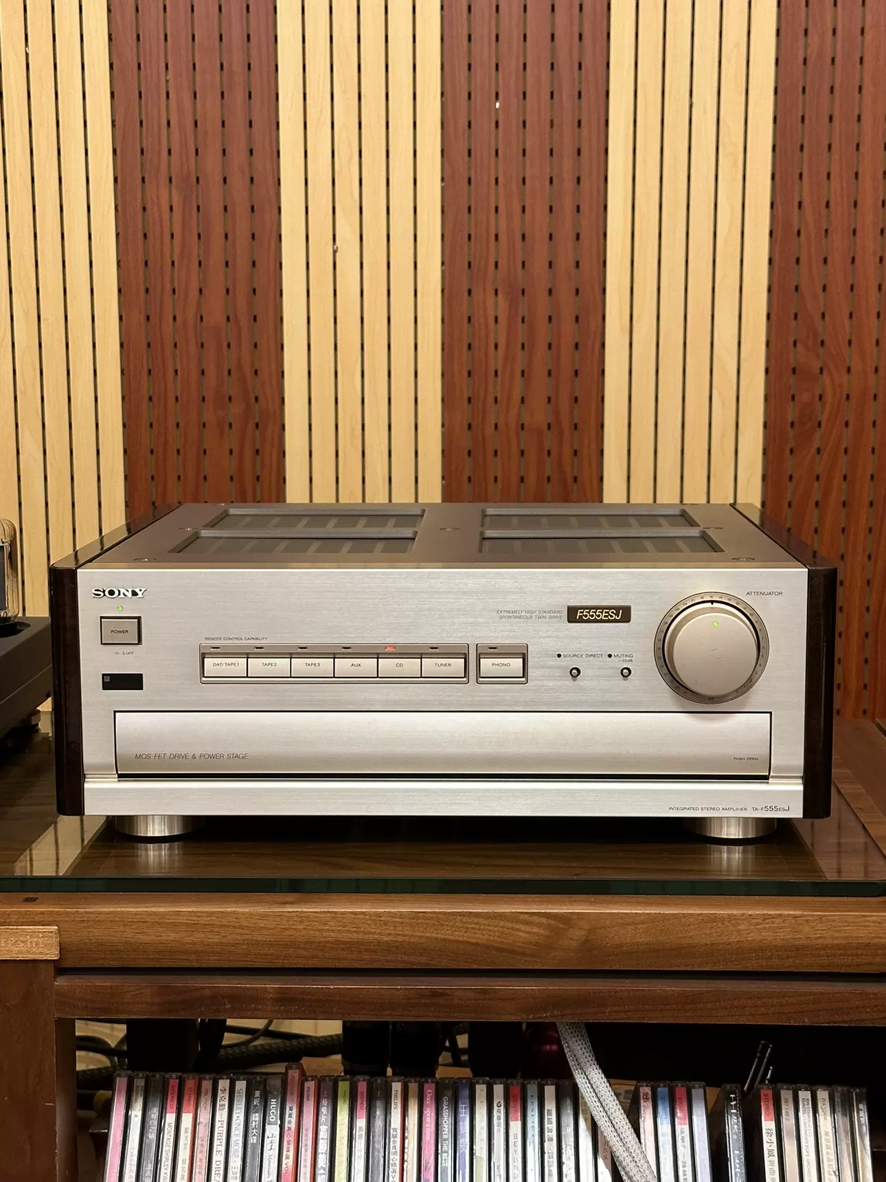 【完動品】SONY TA-F555ESA ソニー プリメインアンプ ソニー SONY TA-F555ESA プリメインアンプ @26267 / 中古オーディオ