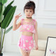 Children's split swimsuit for girls, bikini, princess dress, conservative boxer angle, cute baby swimsuit 3-6 years old