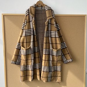 Nan 9-28 Defects and no buttons! Thickened imitation mink warm and versatile jacket with lazy style J26-2