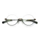Mi Baba Impatient Optical Women's Women's Women's Korean Edition Tide can be equipped with ultra -light square face, Japanese retro circular lower half -frame glasses man
