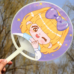 Large and Sturdy Fan for Kids, Mosquito Repellent Fan, Round Fan for Children and Students, Portable for Outdoor Travel, Large Fan with Strong Airflow