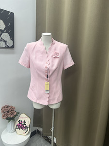 
Light luxury style 2025 spring and summer new fashion versatile casual short-sleeved women's slim short-sleeved jacket women's boutique