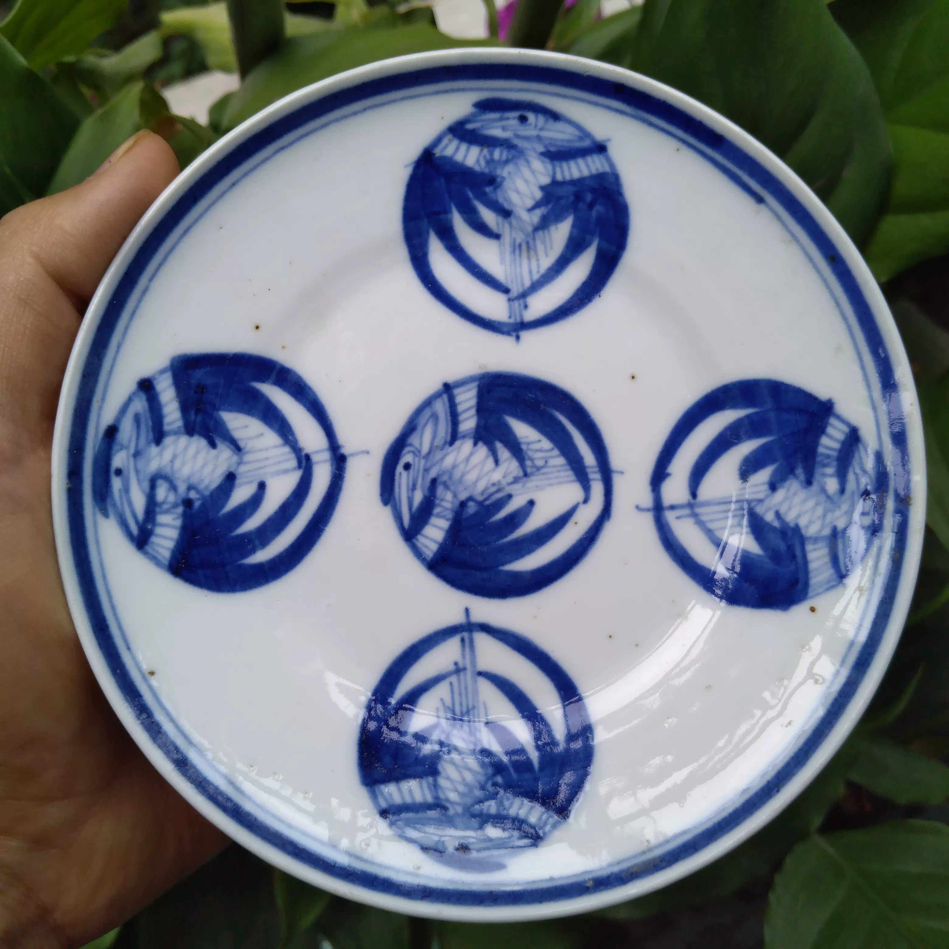 青花 大皿 清時代 中国古玩 域鉴古玩】清代康熙青花花鸟纹折沿大盘清代康熙青花瓷器拍卖价格