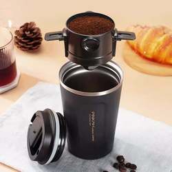 New Reusable Stainless Steel Funnel for Hand-Brewed Coffee V 40% off Stackable Hanging Filter Instead of Filter Paper