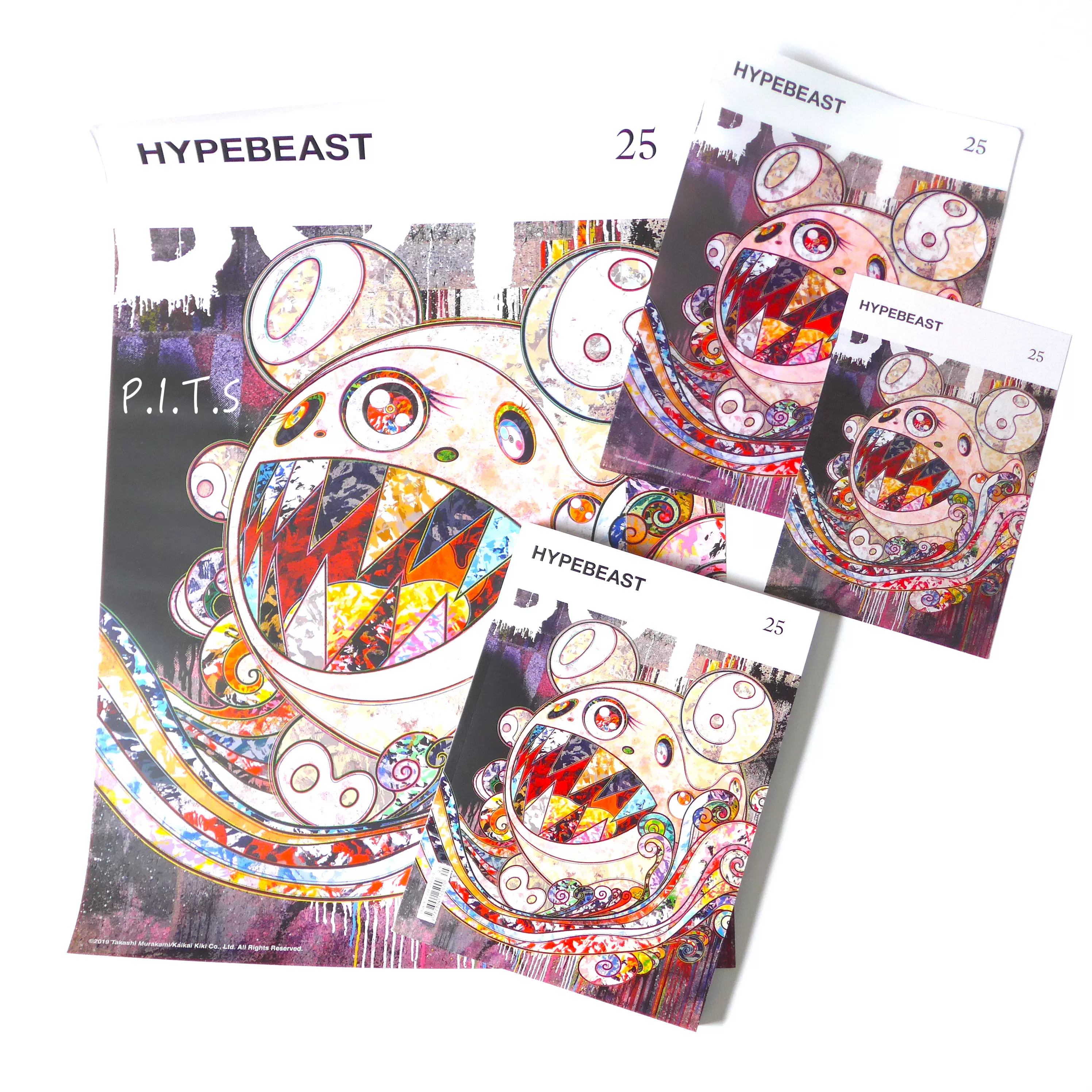 HYPEBEAST Issue 25 Takashi Murakami 村上隆 文件夾 明信片海報-Taobao