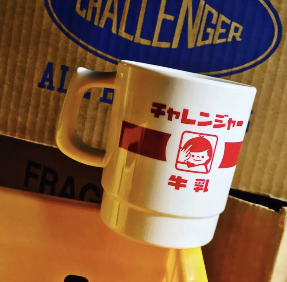 The Conveni Challenger Milk CUP 藤原浩便利店联名牛乳杯子- Taobao