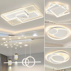2025 New Starry Sky Living Room Lamp, Simple Modern Eye-Protection Ceiling Lamp, Guangdong Zhongshan Lighting Package Set