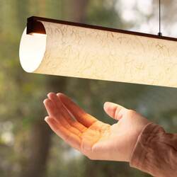 Song-Style Aesthetic Restaurant Pendant Light, Long Strip Bar Counter Light, New Chinese-Style Tea Room Light, Light Luxury Designer Minimalist Light