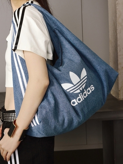 Adidas Women's Cloud Bag - Denim Casual Shoulder Bag