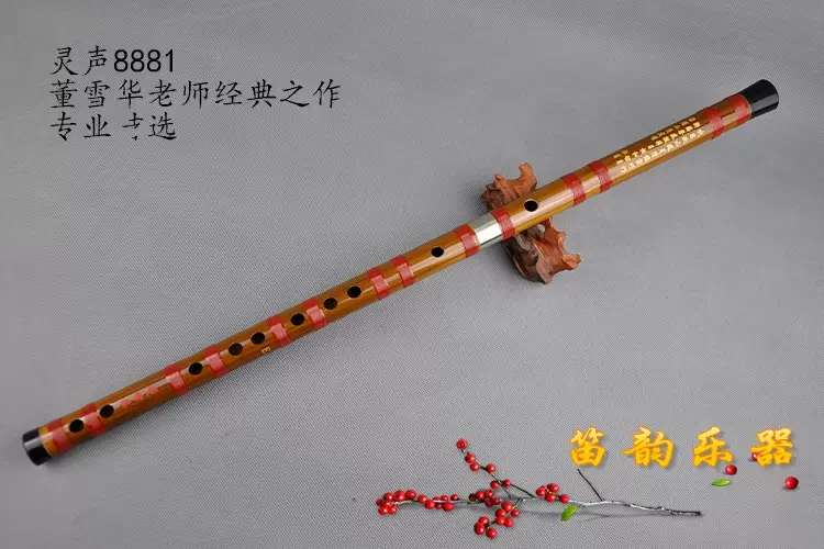 董雪华精制笛8881|竹笛|横笛|灵声乐器|考级音乐学院专用笛-Taobao