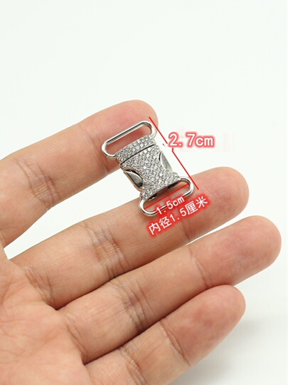 6 Fibbie In Metallo Regolabili Per Cinghie - Lega Di Zinco, Per Zaini E Valigie - Foto 9