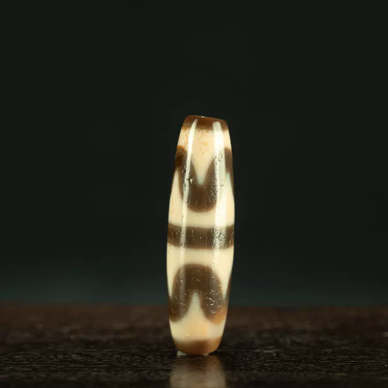 908・西藏六眼朱砂銀箔老天珠 六眼老天珠品牌及