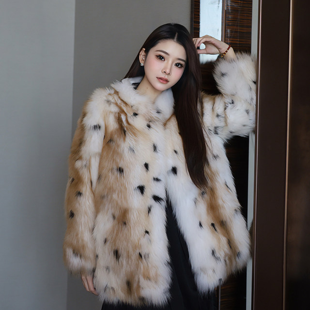 Miss Duan imported fox fur coat for women 2024 new high-end mid-length ...