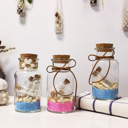 Baby Lanugo Hair Souvenir Production DIY Baby Deciduous Teeth Souvenir Bottle Umbilical Cord Collection Bottle Shell Wishing Bottle